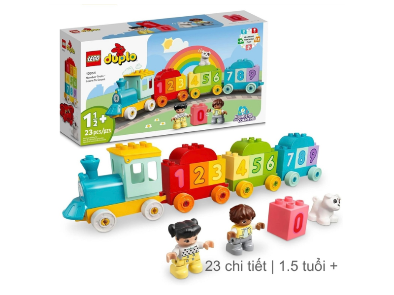 Đồ chơi lắp ráp thông minh cho trẻ theo độ tuổi: Chọn sao cho đúng? Lego Duplo chính hãng