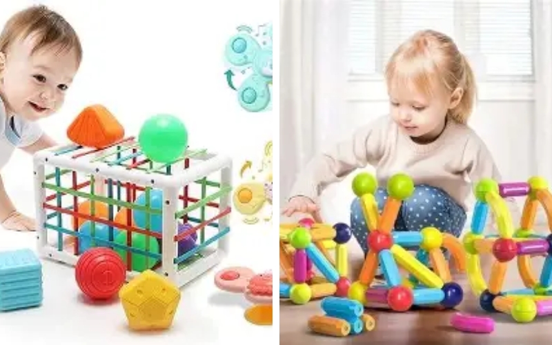 đồ chơi cảm giác Montessori